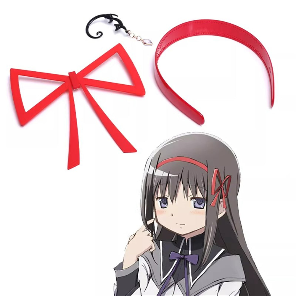 【In Stock】Anime Puella Magi Madoka Magica Cosplay Homura Akemi Cosplay Wig