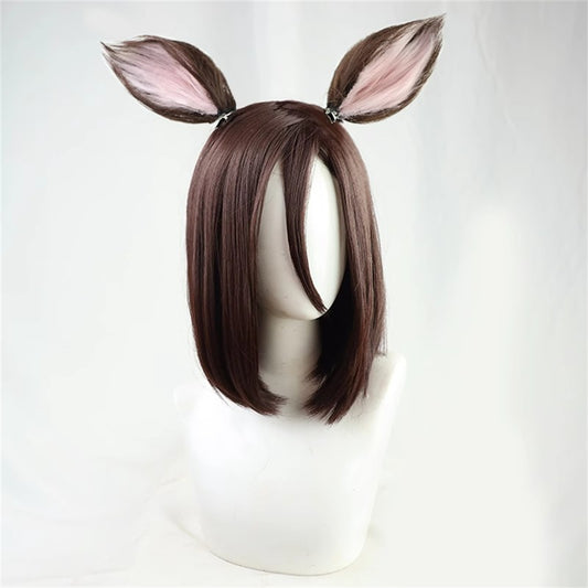 【In Stock】Game Umamusume:Pretty Derby Cosplay Air Groove エアグルーヴ Cosplay Wig With Ears and Tail