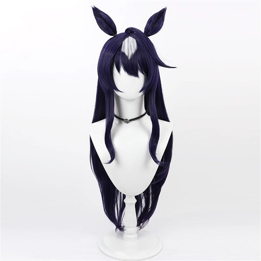 【In Stock】Game Umamusume:Pretty Derby Cosplay ヴィルシーナ Verxina Cosplay Wig With Ears and Tail