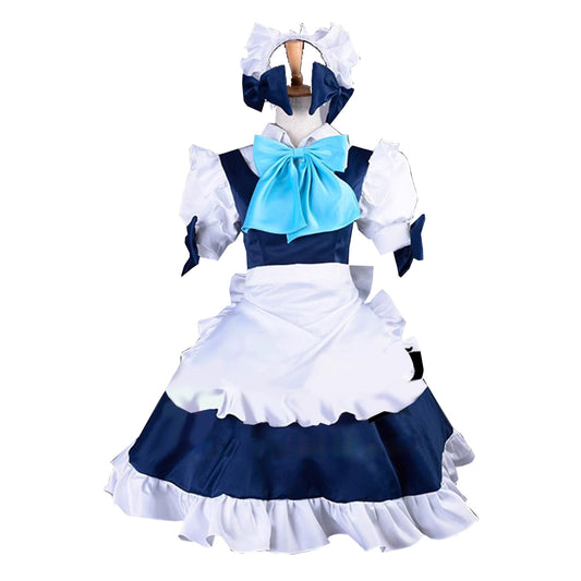【In Stock】Game the Embodiment of Scarlet Devil Cosplay Izayoi Sakuya Maid Cosplay Costume Premium Edition