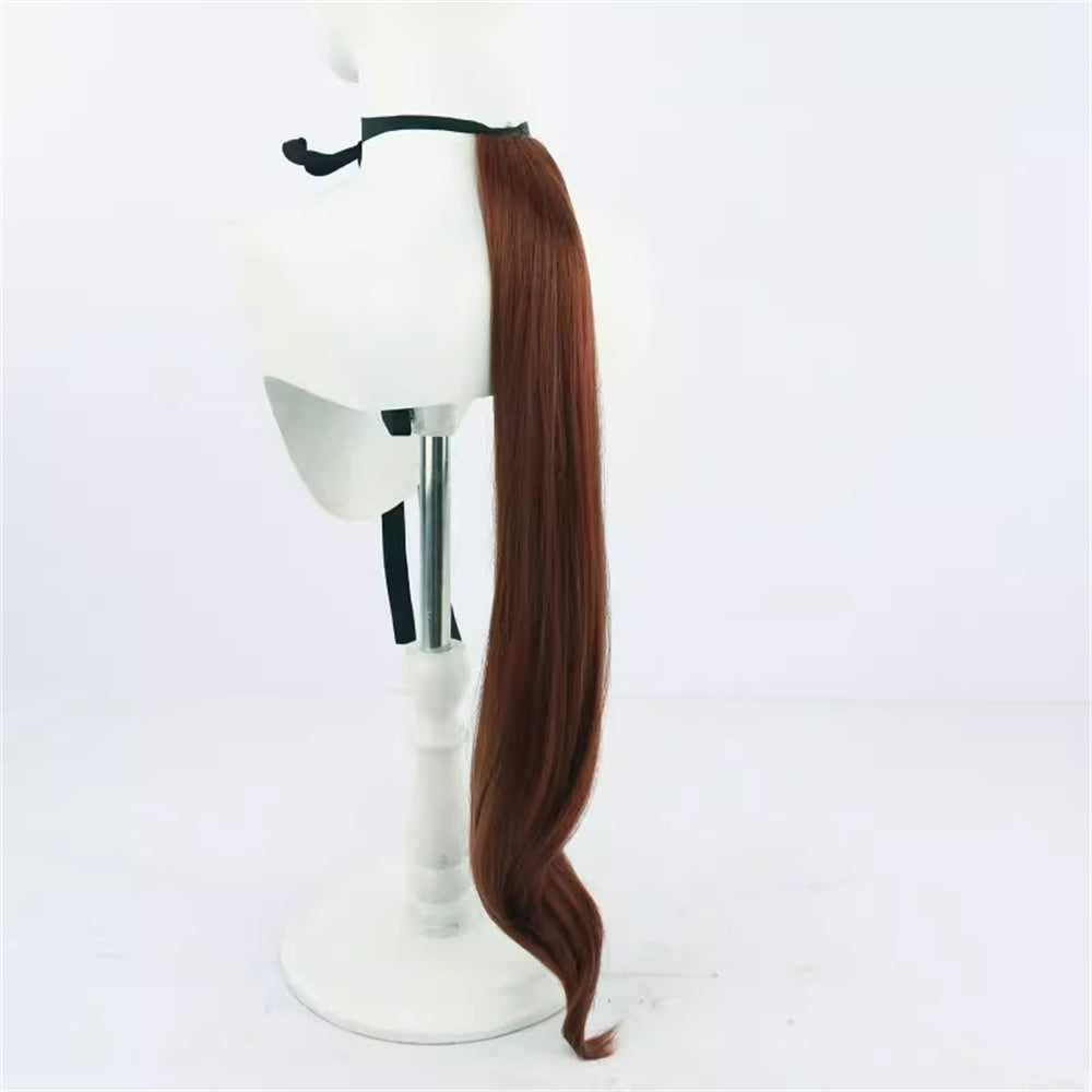 【In Stock】Game Umamusume:Pretty Derby Cosplay ナカヤマフェスタ Nakayama Festa (Christmas) Cosplay Wig With Ears and Tail