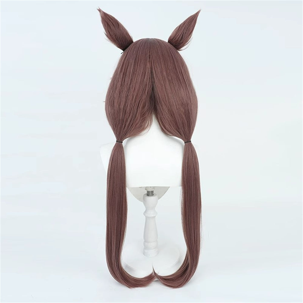 【In Stock】Game Umamusume:Pretty Derby Cosplay ヤマニンゼファー Yamanin Zephyr Cosplay Wig With Ears and Tail