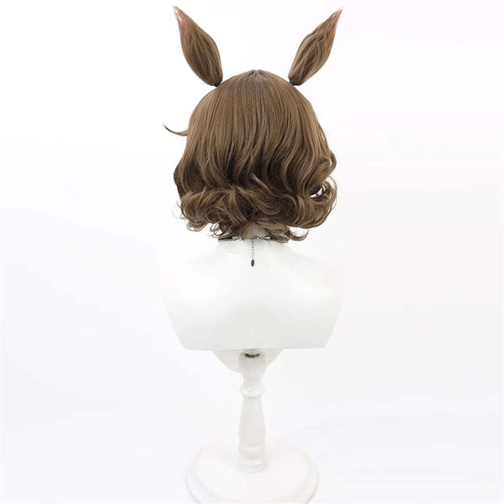【In Stock】Game Umamusume:Pretty Derby Cosplay タップダンスシチー Tap Dance City Cosplay Wig With Ears