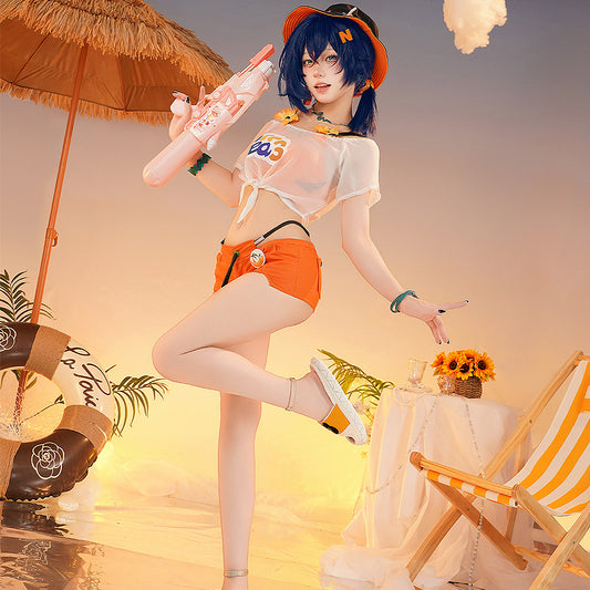 【Pre-Sale】Game Zenless Zone Zero Cosplay Belle Swimsuit Cosplay Costume