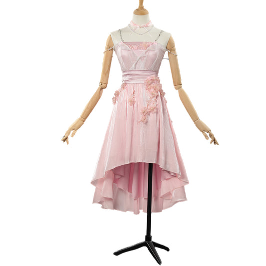 【In Stock】Game Love and Deepspace Cosplay Protagonist MC Deepspace Hunter Cosplay Costume Pink Color Dress