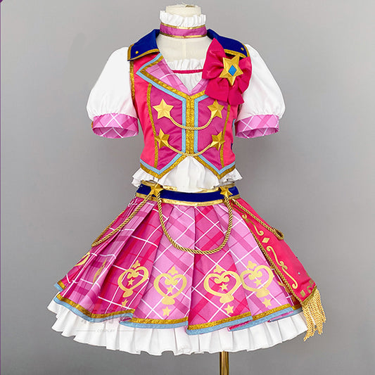 【In Stock】Anime Aikatsu! Cosplay Nijino Yume School Uniform Cosplay Costume