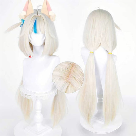 【In Stock】VTuber Virtual Gawr Gura Cosplay Sameko Saba Cosplay Wig