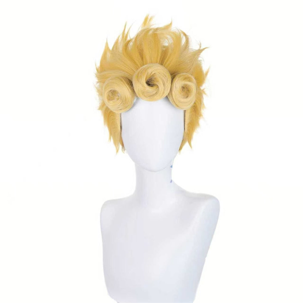 【In Stock】Anime JoJo's Bizarre Adventure Cosplay Giorno Giovanna Cosplay Wig