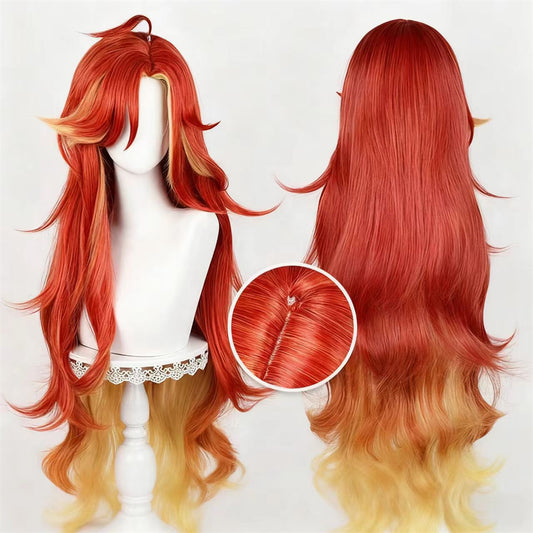 【In Stock】Game Genshin Impact Cosplay Mavuika Cosplay Wig