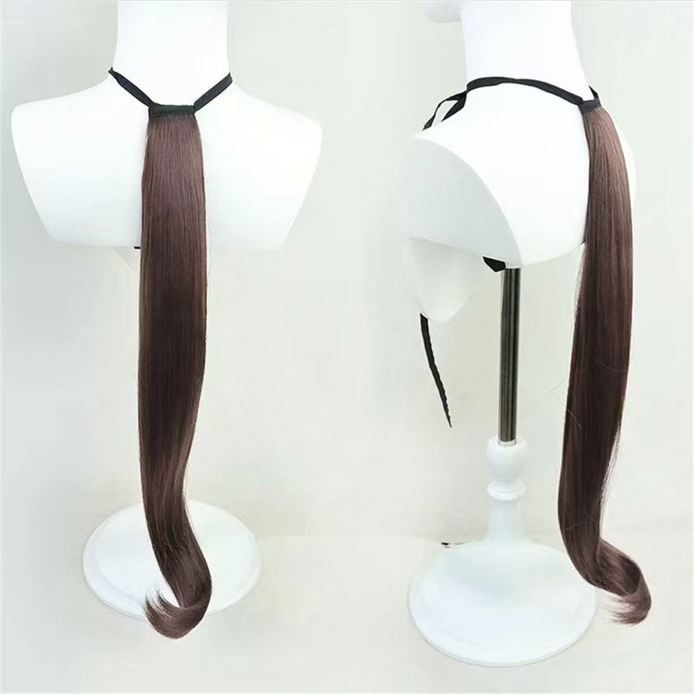【In Stock】Game Umamusume:Pretty Derby Cosplay サトノダイヤモンド Satono Diamond Cosplay Wig With Ears and Tail