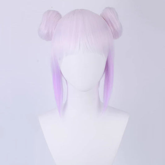 【In Stock】Anime Miss Kobayashi's Dragon Maid Cosplay Kanna Kamui Kimono Bun Head Cosplay Wig