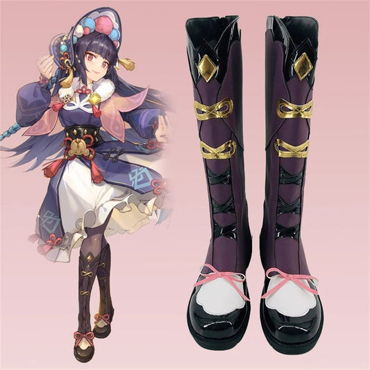 Game Genshin Impact Cosplay YunJin Cosplay Shoes - Cosplay Shoes Boots