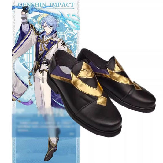 Game Genshin Impact Cosplay Kamisato Ayato Cosplay Shoes - Cosplay Shoes Boots