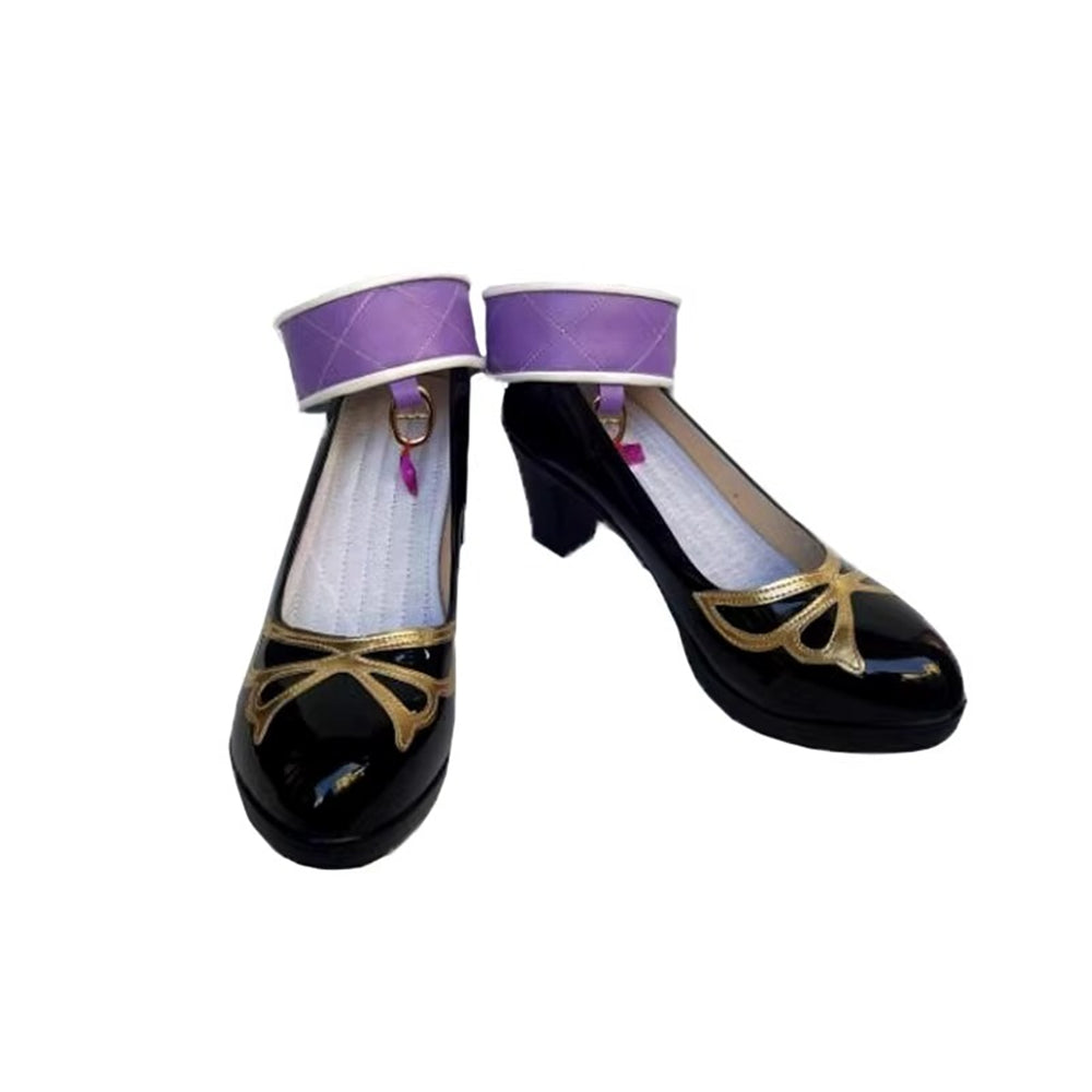Game Genshin Impact Cosplay Lisa Cosplay Shoes - Cosplay Shoes Boots