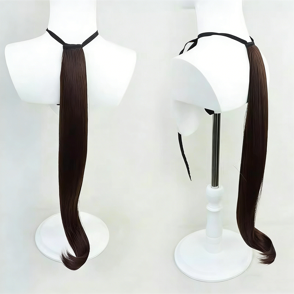 【In Stock】Game Umamusume:Pretty Derby Cosplay サトノクラウン Satono Crown Cosplay Wig With Ears and Tail SwimwearHair Style