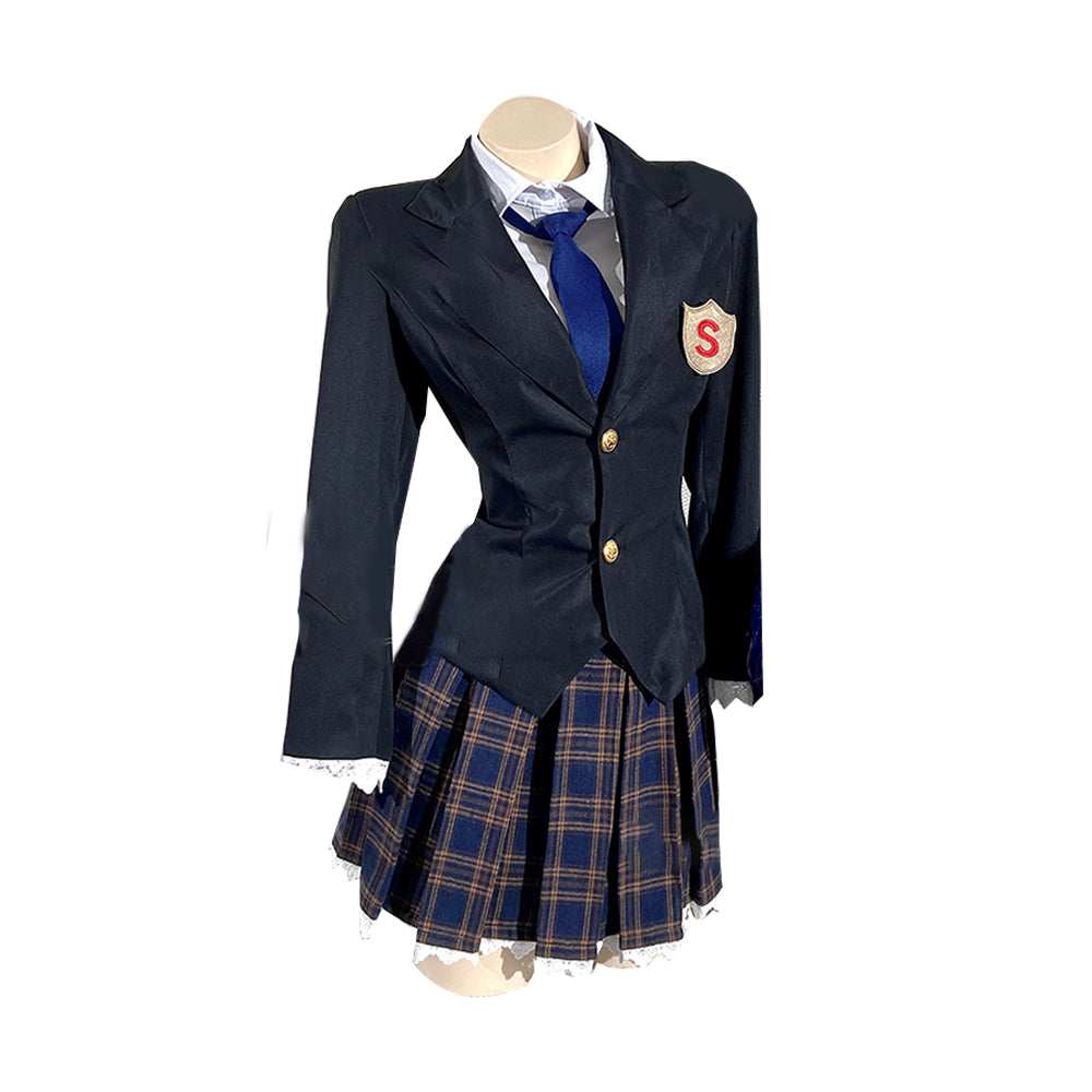 【In Stock】Anime Panty & Stocking with Garterbelt Cosplay Panty Stocking School Uniform Cosplay Costume
