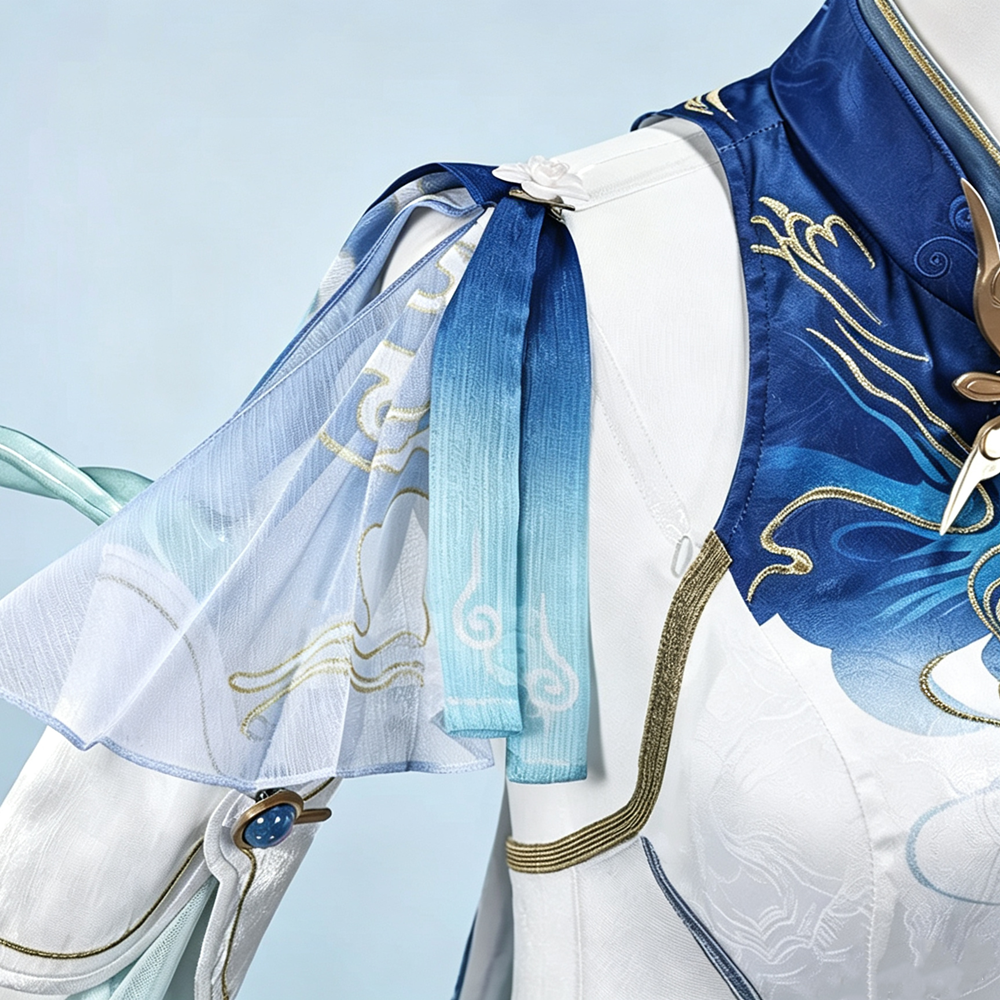 【In Stock】Game Wuthering Waves Cosplay Qingxiao Cosplay Costume Premium Edition