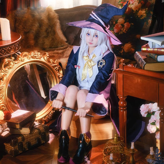 【In Stock】Anime Wandering Witch: The Journey of Elaina Cosplay Elaina Cosplay Costume