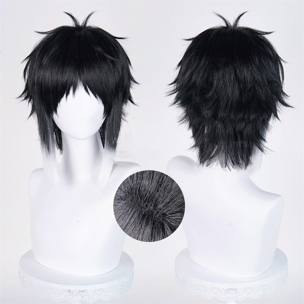 【In Stock】Anime Bungo Stray Dogs Cosplay Ryūnosuke Akutagawa Cosplay Wig