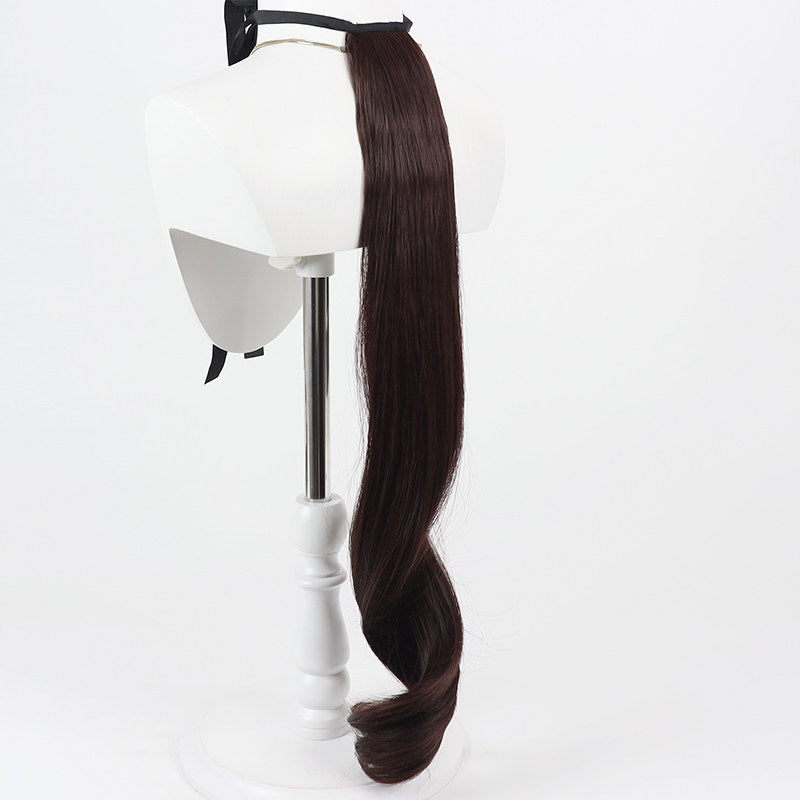 【In Stock】Game Umamusume:Pretty Derby Cosplay Wedding Daring Tact Cosplay Wig With Ears and Tail