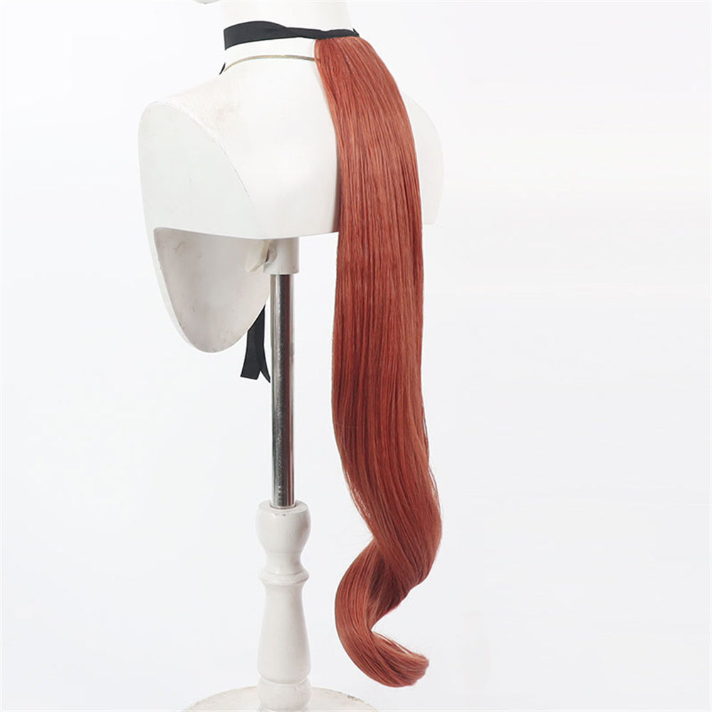 【In Stock】Game Umamusume:Pretty Derby Cosplay バブルガムフェロー Bubble Gum Fellow Cosplay Wig With Ears and Tail