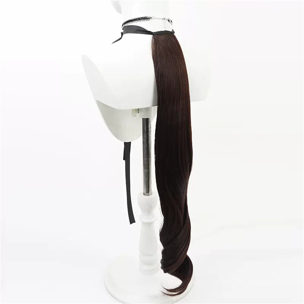 【In Stock】Game Umamusume:Pretty Derby Cosplay ドゥラメンテ Duramente Cosplay Wig With Ears and Tail