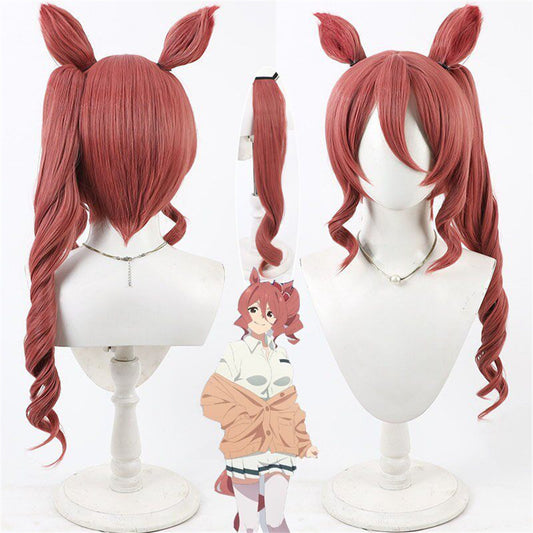 【In Stock】Game Umamusume:Pretty Derby Cosplay ノルンエース Norn Ace Cosplay Wig With Ears and Tail