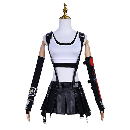 【In Stock】Game Final Fantasy VII Remake Cosplay Tifa Lockhart Cosplay Costume - Cosplay Costumes