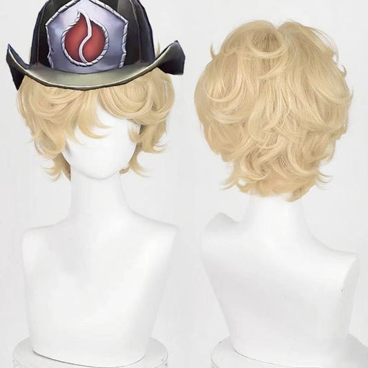 【In Stock】Game Identity Ⅴ Cosplay Firefighter Florian Brand Cosplay Wig