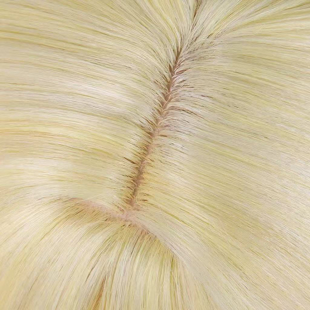 【In Stock】Game Genshin Impact Cosplay Golden Rhinedottir Cosplay Wig
