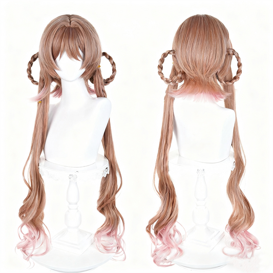 【In Stock】Game Arknights Cosplay DREAMLAND PLANET Eyjafjalla the Hvít Aska Cosplay Wig
