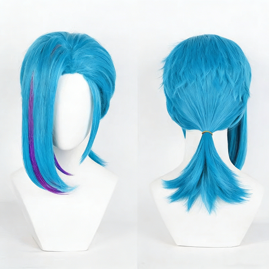 【In Stock】Game League of Legends Arcane 2 Cosplay Jinx Cosplay Wig