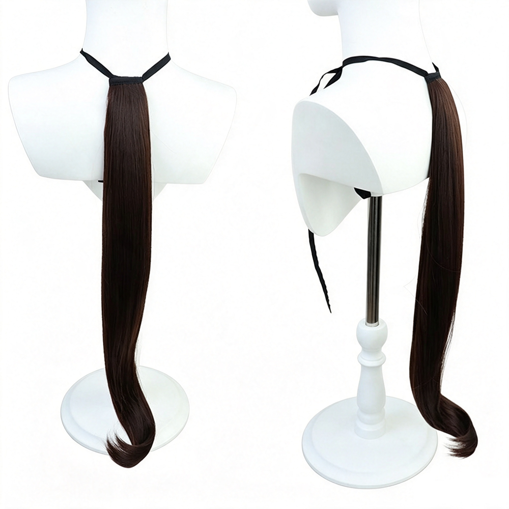 【In Stock】Game Umamusume:Pretty Derby Cosplay Dream‑Journey Snow‑White Dream Road white wedding Cosplay Wig With Ears and Tail