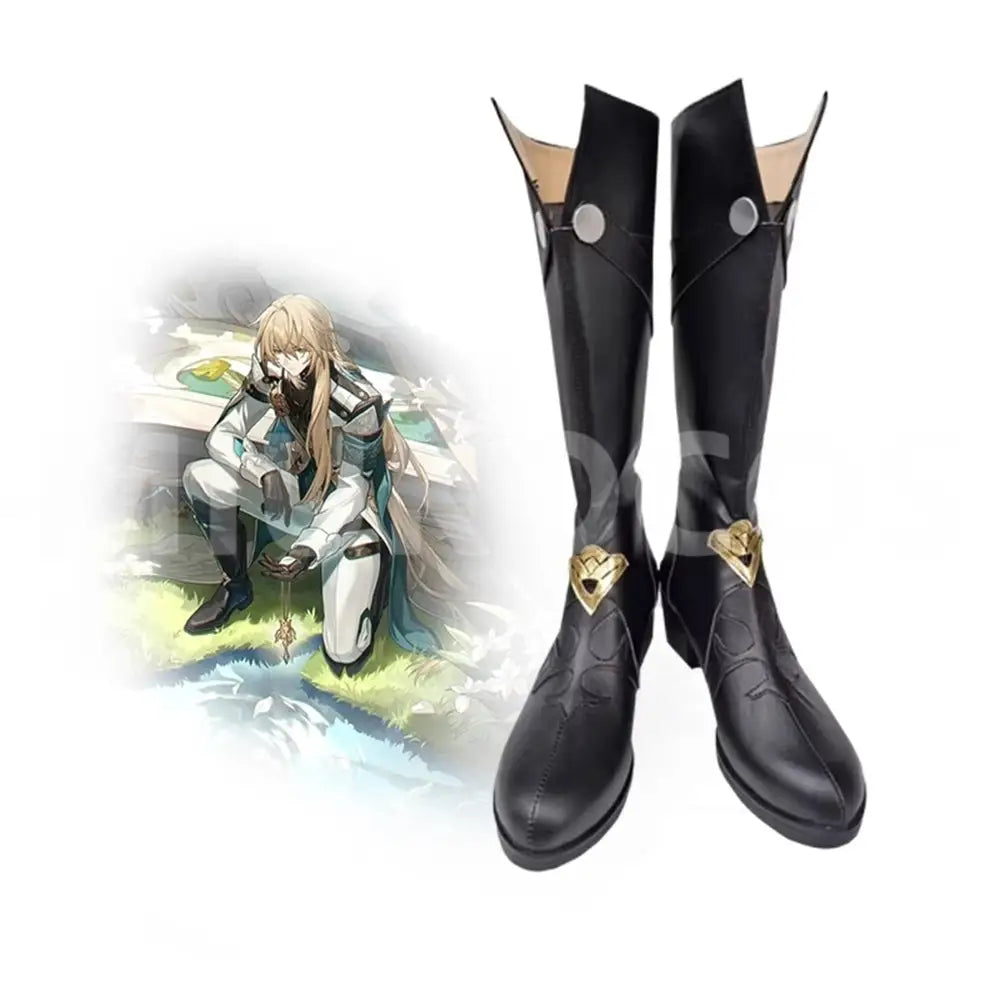 Game Honkai: Star Rail Cosplay Xianzhou Alliance Luocha Cosplay Shoes - Cosplay Shoes Boots