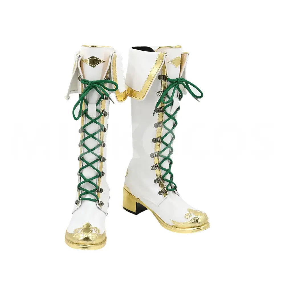 Game Uma Musume Pretty Derby Cosplay Mejiro McQueen Cosplay Shoes - Cosplay Shoes Boots