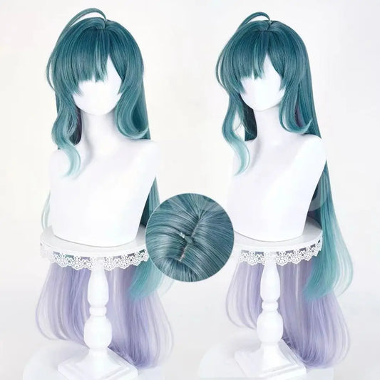 【In Stock】Game Genshin Impact Cosplay Vodyanitsa Cosplay Wig - Wig Only - Cosplay Wigs