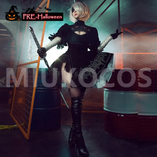 【In Stock】Game NieR: Automata Cosplay YoRHa No.2 Type B Cosplay Costume - Cosplay Costumes