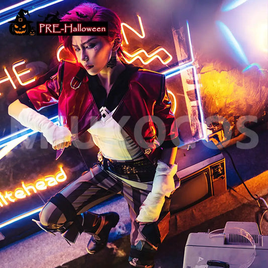 【Pre-Sale】Game League of Legends Cosplay Arcane Vi Cosplay Costume - Cosplay Costumes