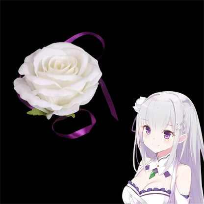 【In Stock】Anime Re:Zero − Starting Life in Another World Cosplay Emilia Cosplay Wig
