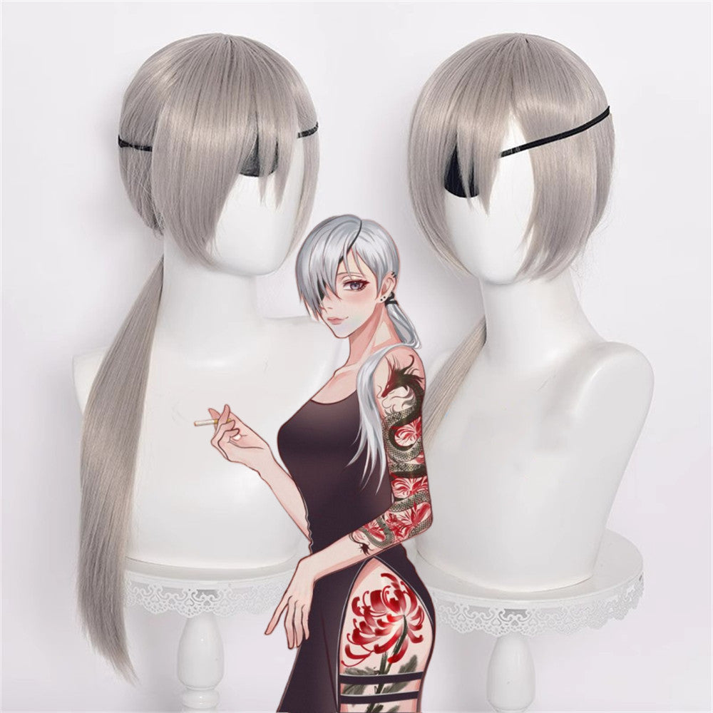【In Stock】Anime Chainsaw Man Cosplay Quanxi Cosplay Wig