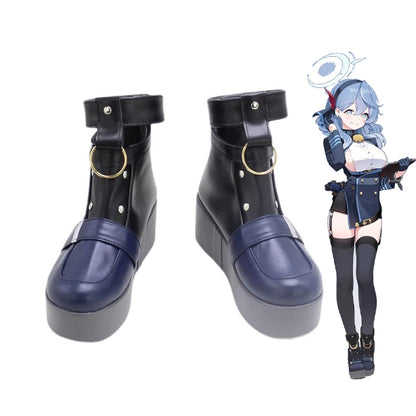 Game Blue Archive Cosplay Amau Ako Cosplay Shoes