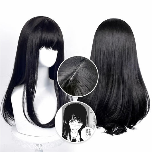 【In Stock】Anime Chainsaw Man Cosplay Asa Mitaka Cosplay Wig