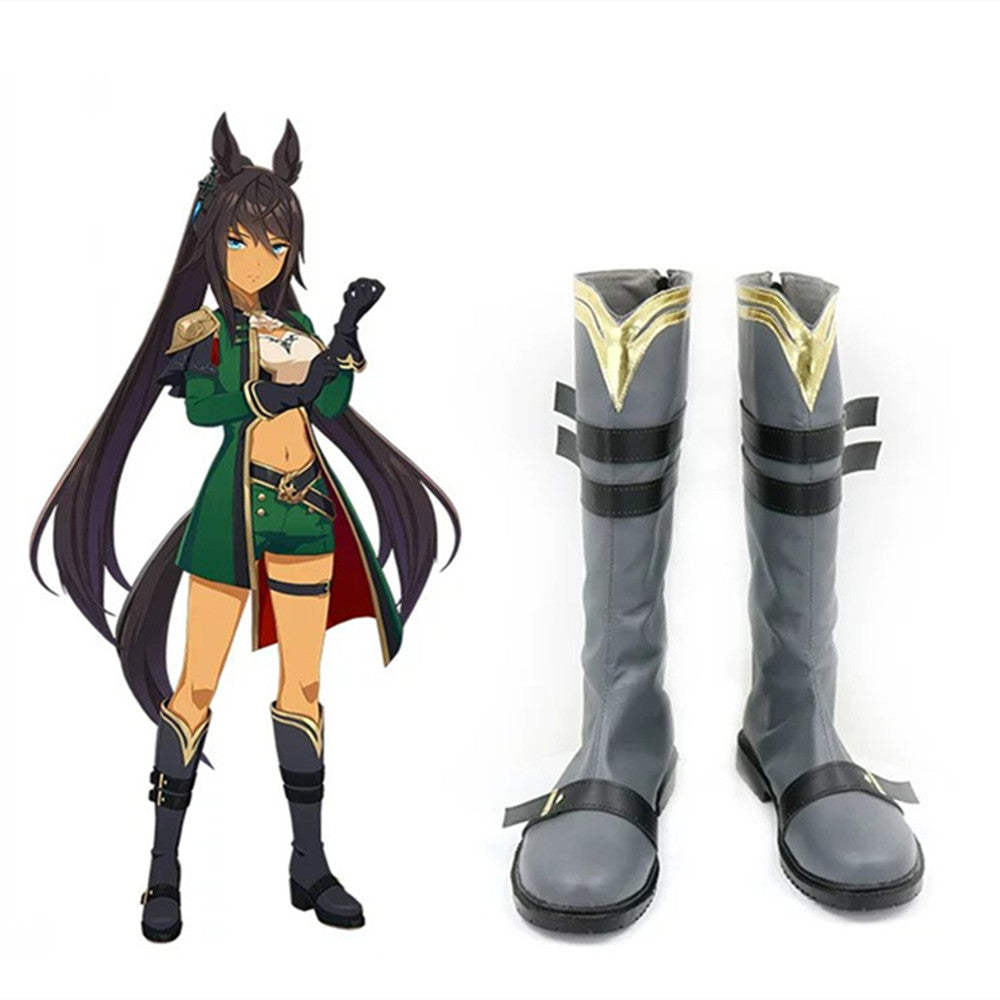 Game Uma Musume Pretty Derby Cosplay シンボリクリスエス Symboli Kris S Cosplay Shoes