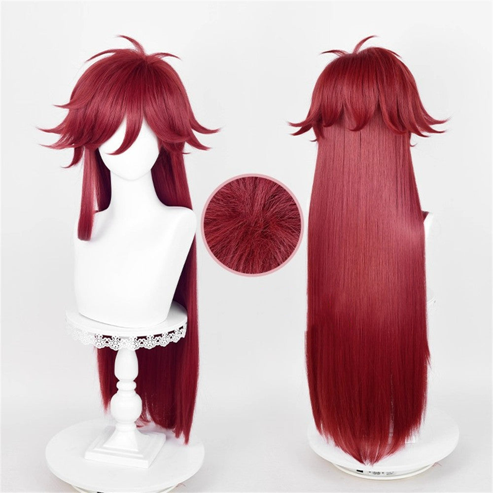 【In Stock】Anime Black Butler Cosplay グレル・サトクリフ Grell Sutcliff Cosplay Wig