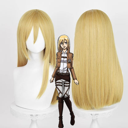【In Stock】Anime Attack On Titan Cosplay Historia Reiss Krista Lenz Cosplay Wig