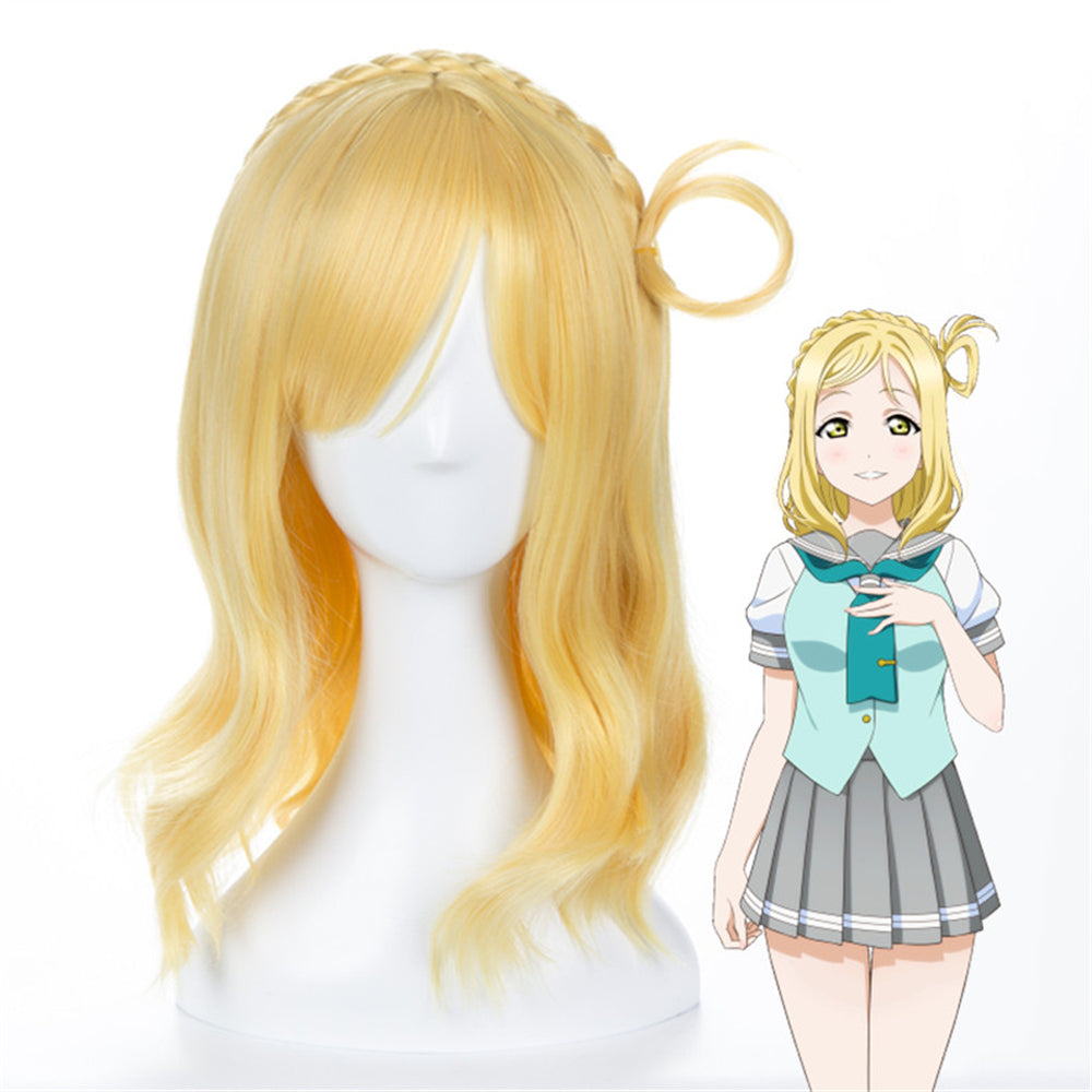 【In Stock】Anime Love Live! Sunshine!! Cosplay Mari Ohara Cosplay Wig
