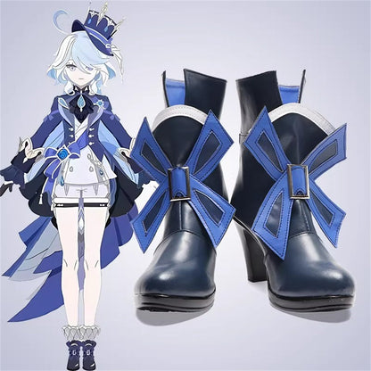 Game Genshin Impact Cosplay Furina Cosplay Shoes - Cosplay Shoes Boots