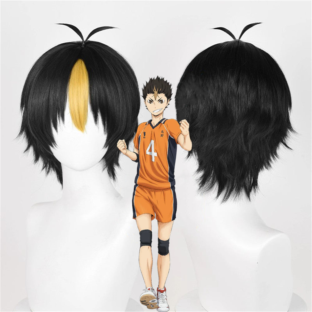 【In Stock】Anime Haikyu!! Cosplay Yū Nishinoya Cosplay Wig