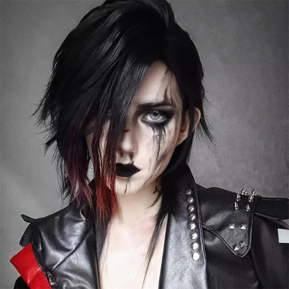 【In Stock】Game League of Legends Arcane 2 Cosplay Vi Black Cosplay Wig