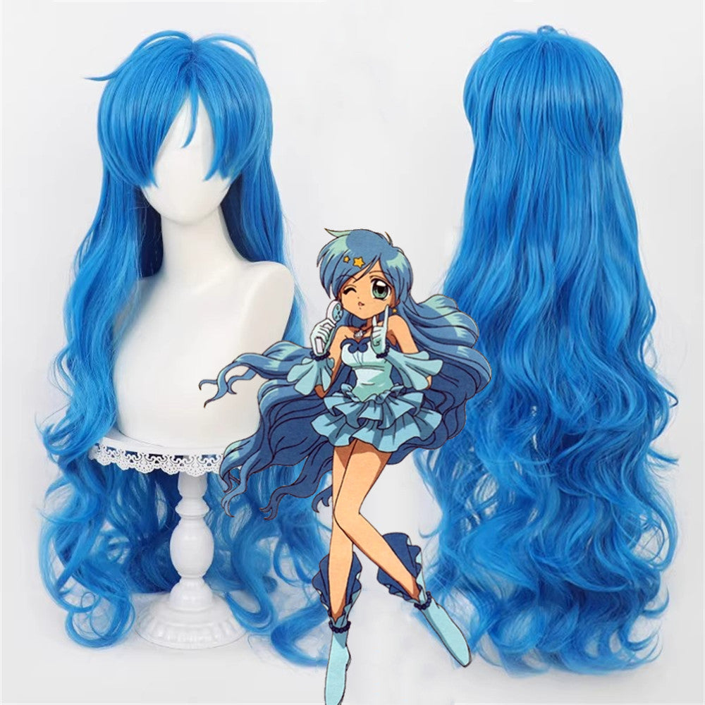 【In Stock】Anime Mermaid Melody Pichi Pichi Pitch Cosplay Hanon Hosho Cosplay Wig